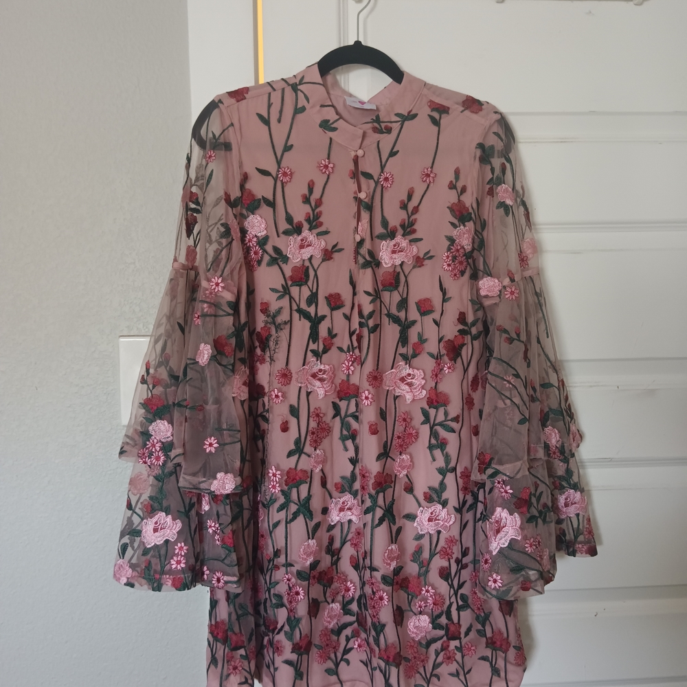 Buddy Love Pink Floral Mini Dress